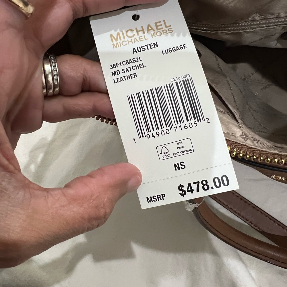 Michael Kors leather handbag